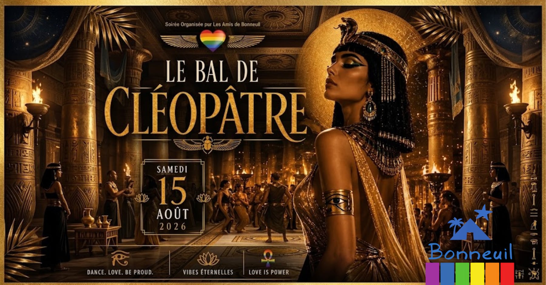 Fête du 15 août : le bal de Cléopâtre ☥
